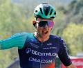 Bild: Geert Vanden Wijngaert/AP/dpa
Jungstar Paul Seixas hat die Lombardei-Rundfahrt gewonnen. (Archivbild)