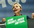 Bild: Peter Kneffel/dpa
Katharina Schulze, Fraktionsvorsitzende der bayerischen Grünen, forderte mehr Selbstbewusstsein im Umgang mit der AfD.