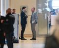 Bild: Sebastian Christoph Gollnow/dpa
Johannes Winkel und Matthias Miersch sind bei der Rente unterschiedlicher Meinung. (Archivbild)