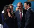 Bild: Mark Schiefelbein/Pool AP/AP/dpa
US-Botschafterin Guilfoyle traf Außenminister Rubio gerade erst in Athen. (Archivbild)