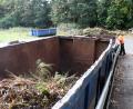 Symbolbild: Gabi Schönberger
Der Grüngutcontainer in der Nähe des Tennisheims in Neunburg vorm Wald steht noch bis Ende Oktober.