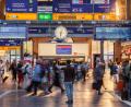 Bild: Andreas Arnold/dpa
Eine Durchsage schreckte am Freitag die Passanten etwa am Frankfurter Hauptbahnhof auf. (Archivbild)