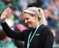Bild: Carmen Jaspersen/dpa
Im Team von Werder-Trainerin  Friederike Kromp gab es eine Krankheitswelle.