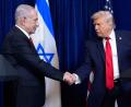 Bild: Alex Brandon/AP/dpa
US-Präsident Donald Trump (r.) spricht eine Wahlempfehlung für den israelischen Ministerpräsidenten Benjamin Netanjahu (l.) aus. (Archivbild)