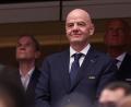 Bild: Sam Hodde/AP/dpa
FIFA-Präsident Gianni Infantino steht in der Kritik. (Archivbild)