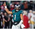 Bild: Chris Szagola/AP/dpa
Jalen Hurts darf vorerst kein Football spielen. (Archivbild)
