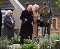 Bild: Aaron Chown/Press Association/PA Wire/dpa
König Charles III. und Königin Camilla gedenken der verheerenden Katastrophe von Aberfan.