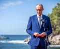 Bild: Michael Kappeler/dpa
Merz ist zum zweiten Mal innerhalb von fünf Monaten in Montenegro.