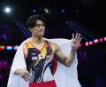 Bild: Francisco Seco/AP/dpa
Viermal Mehrkampf-Gold: Daiki Hashimoto.