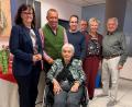 Bild: Patricia Gradl 
Margarethe Neugebauer feiert ihren 90. Geburtstag im Bistro Wittmann in Auerbach.