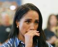 Bild: Jonathan Brady/PA Wire/dpa
Meghan zeigt sich schockiert über die Vorwürfe gegen ihren Vater. (Archivbild)