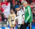 Bild: Marius Becker/dpa
Soufiane El-Faouzi musste blutend vom Platz.