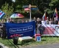 Archivbild: Gerhard Franz
Gedenken und Mahnung zugleich: Das „Bündnis gegen das Vergessen“ erinnert jährlich zum Todestag von Klaus-Peter Beer in Amberg.