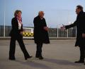 Bild: Katharina Kausche/dpa
Steinmeier brach am frühen Morgen nach China auf.