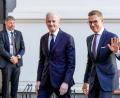 Bild: Cornelius Poppe/NTB Scanpix/AP/dpa
Alexander Stubb (r) und Jonas Gahr Støre haben mit dem russischen Präsidenten Wladimir Putin telefoniert. (Archivbild)