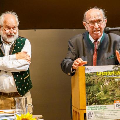 Ehrenbürger Franz Sichler, Freund Eugen Okers.