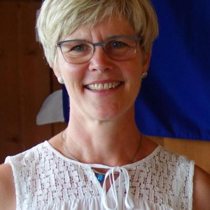 Barbara Hernes vom Seniorenmosaik im Naturpark Hirschwald.