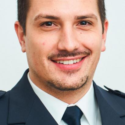 Polizeisprecher Florian Beck