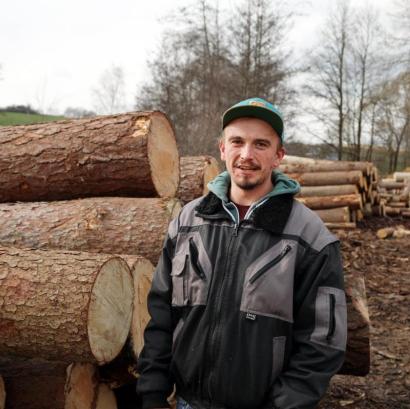 Michael Bayerl, Juniorchef im Sägewerk Bayerl