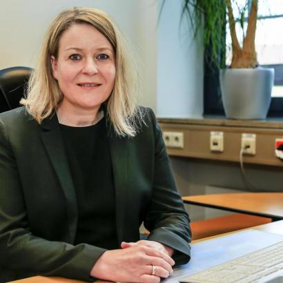 Silke Grimm, Leiterin der Arbeitsagentur Schwandorf