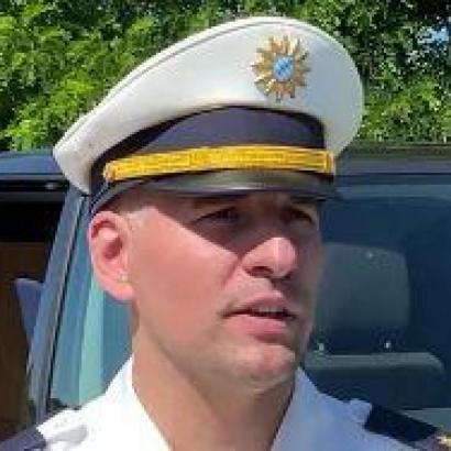 Polizeirat Andreas Schieder, stellvertretender Leiter des Gebietes Ordnungs- und Schutzaufgaben/Verkehr