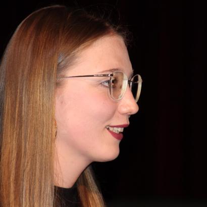 Lena Mayerhöfer, Sprecherin des Jugendrats Tirschenreuth zum Jugendförderpreis des Bezirks Oberpfalz