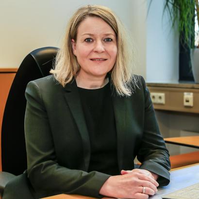 Silke Grimm, Leiterin der Agentur für Arbeit Schwandorf.