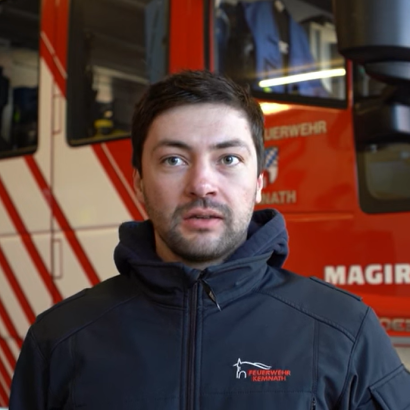 Marco Schäffler, Erster Vorsitzender der Feuerwehr Kemnath