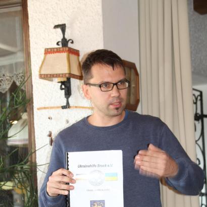 Hans-Jürgen Wittmann, Vorsitzender des Ukrainehilfe-Vereins Bruck