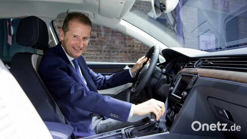 Herbert Diess, Vorstand der Marke Volkswagen-Pkw.	Archivbild: Friso Gentsch/Volkswagen/dpa