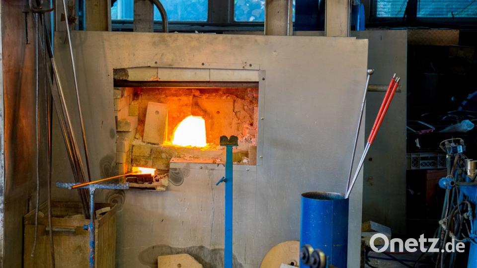 1050°C hat es im Schmelzofen