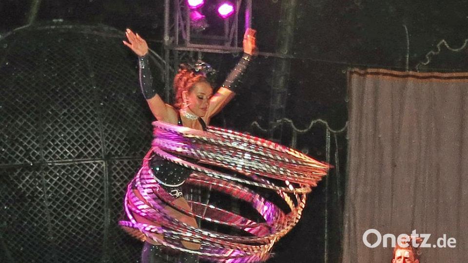 HulaHoop zu Pferd. Bild: Dobmeier