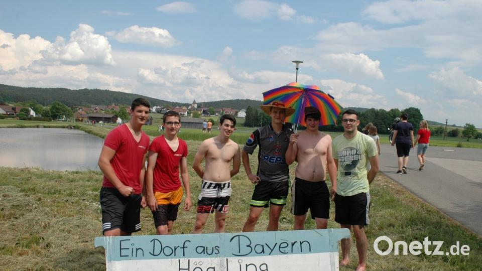 Julian Ries und Stefan Ruidisch konnten in diesem Jahr das Rennen vor Franz Ruidisch, Christian Niedermeier, Florian Schlosser und Andreas Meierhofer (von links) gewinnen.