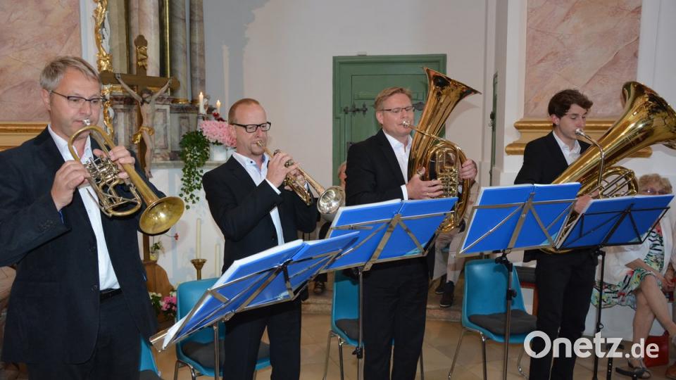 Die Waldsassener Blechbläser eröffneten das Konzert in der Kapplkirche.