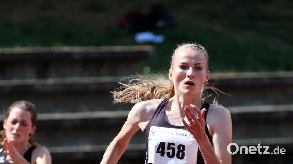 Corinna Schwab zeigte sich beim Rolf-Watter-Sportfest in Regensburg schon in Top-Form.  	Bild: Kiefner