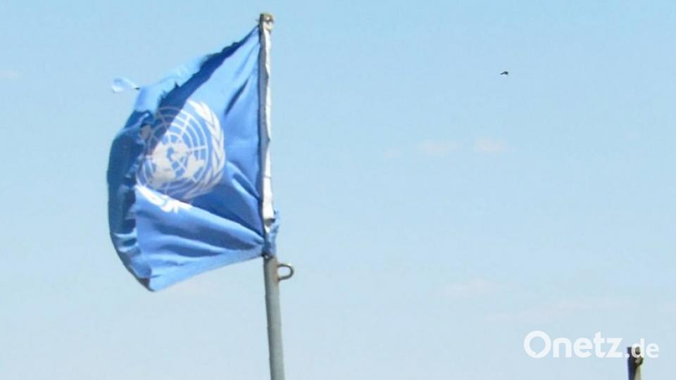 Auf den annektierten Golanhöhen stießen die Besucher auf Beobachtungsposten von UN-Soldaten.