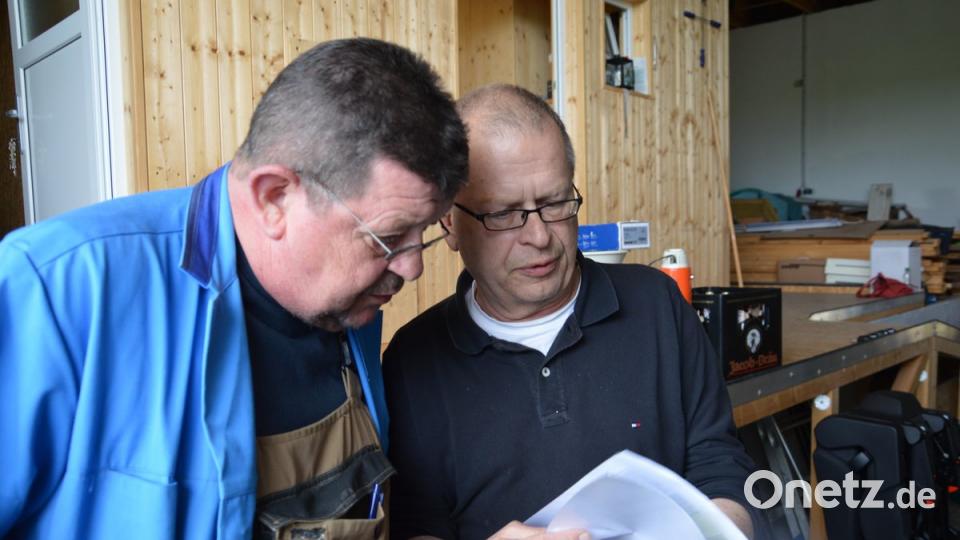 Letzte Vorbereitungen in Pentling. Andreas Hahn