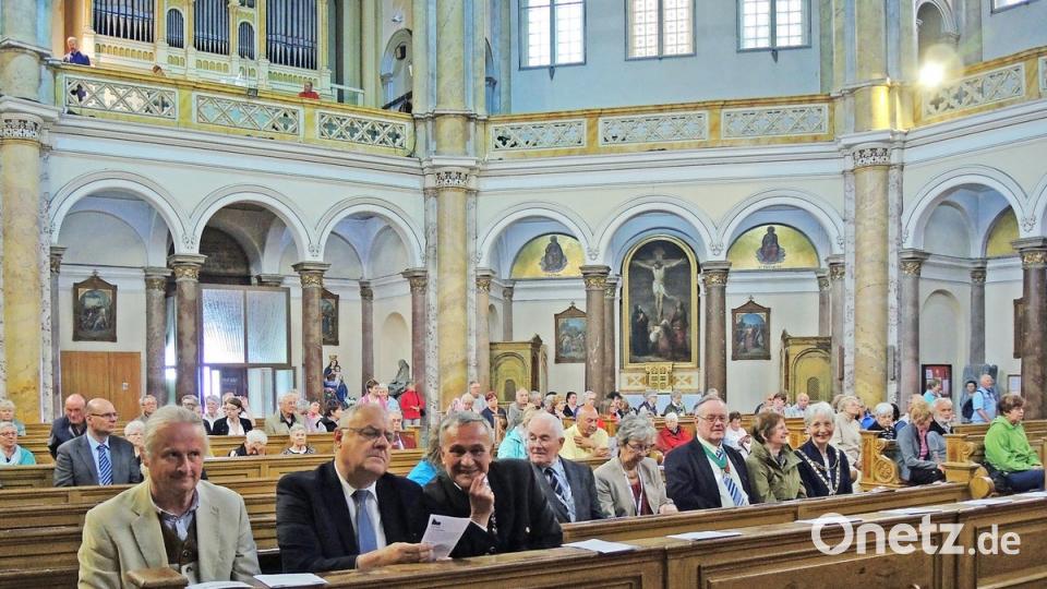 Die Heilige Messe Maria-Hilf-Kirche Marienbad. Bild: exb exb
