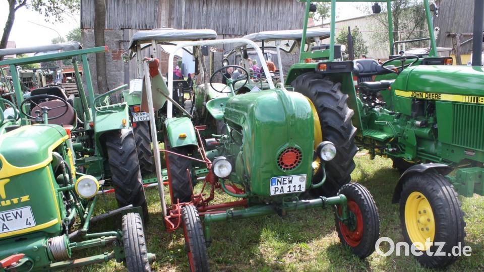 Als Zugmaschine noch immer in Gebrauch: 1957er 12-PS-Porsche-Allgaier von Christopher Dörner aus Pressath. Bild: bjp