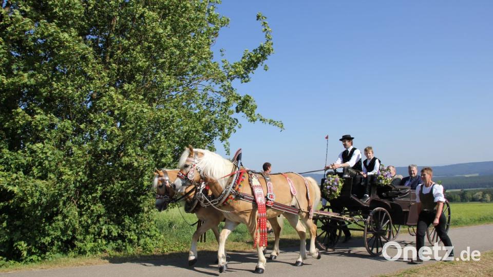 Eindrücke vom Reiterzug. bild: ads