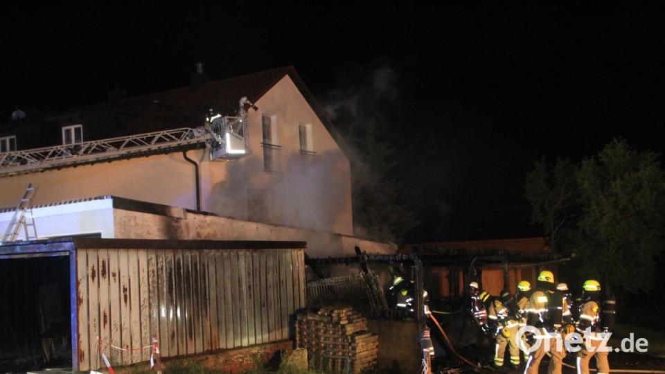 Brand einer Garage in Keilberg (Kreis Regensburg) Alexander Auer