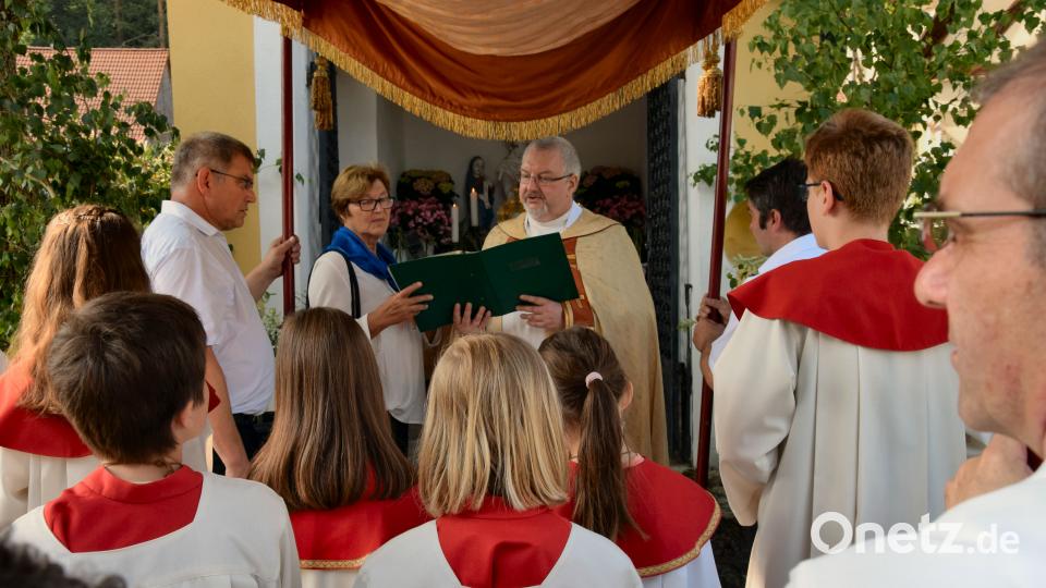 Auch in Hohenburg feierten die Katholiken Fronleichnam. Paul Böhm