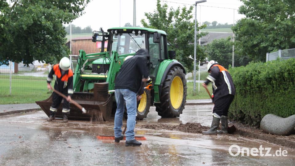 Unwettereinsatz in Kohlberg Foto: Stefan Zaruba