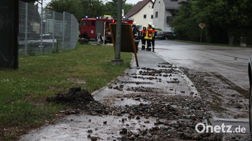 Unwettereinsatz in Kohlberg Foto: Stefan Zaruba