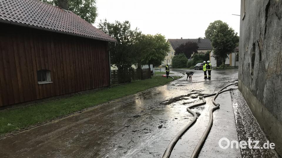 Überschwemmung in Gößenreuth Foto: Jürgen Masching