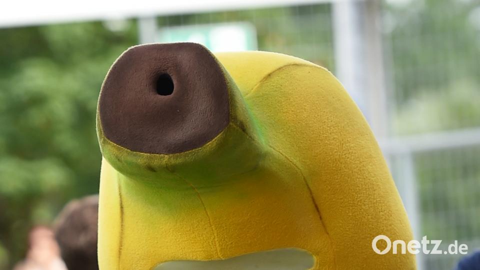 Wo &quot;Bananenflanker&quot; spielen, ist auch ihr Glücksbringer nicht weit. Alfred Schwarzmeier [AF]