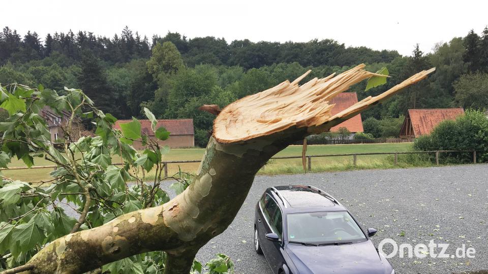 Unwetter in Neustadt Gabi Schönberger