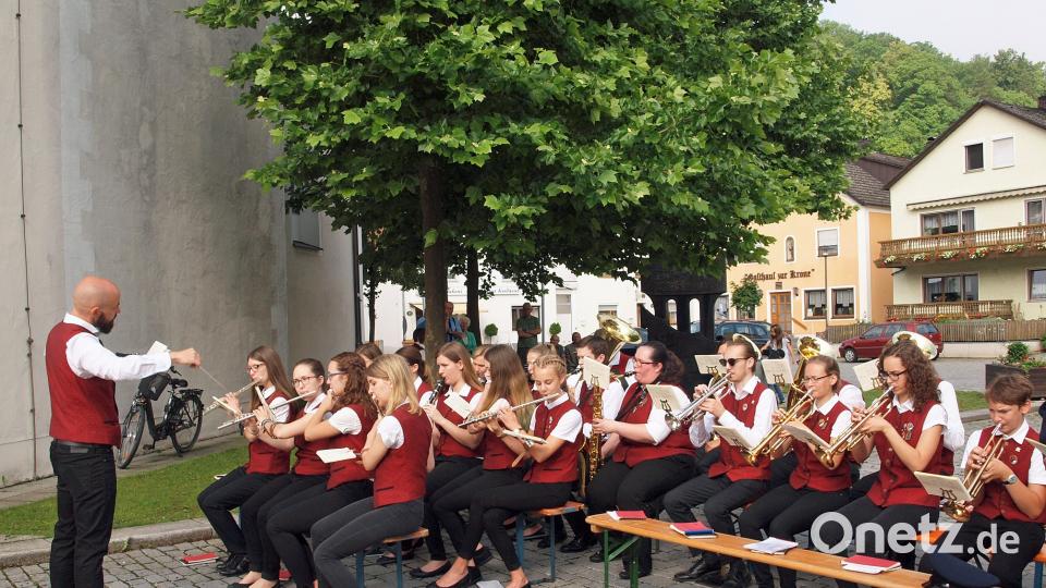 Auch beim Gottesdienst sorgte die Blaskapelle St. Georg für die musikalische Umrahmung. sön
