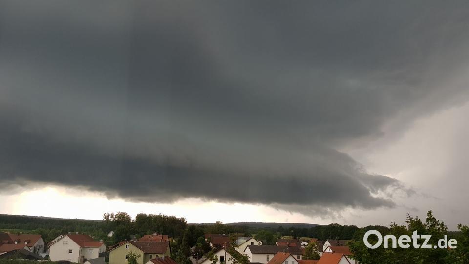 Schweres Unwetter in der nördlichen Oberpfalz. Hier in Hirschau. Markus Schenzel