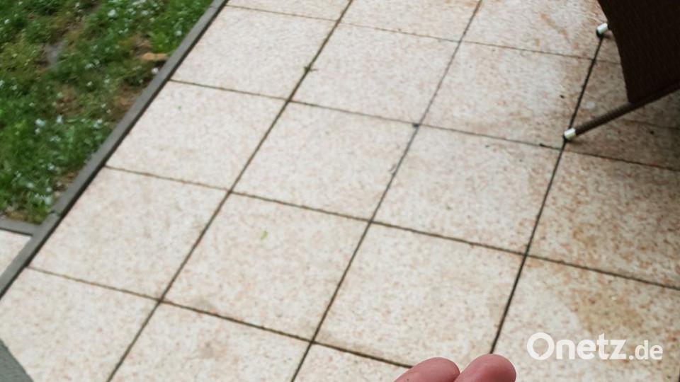 Schweres Unwetter in der nördlichen Oberpfalz. Hier in Neustadt/WN. Nadine Zaunreither Reinhardt